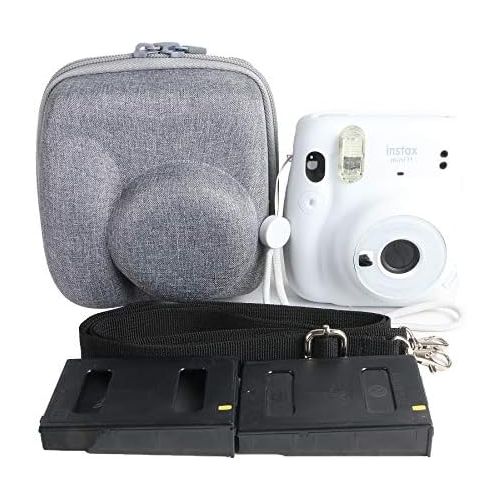  Aenllosi Hard Carrying Case Replacement for Fujifilm Instax Mini 11 Instant Camera (Gray)