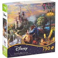 Ceaco Thomas Kinkade The Disney Dreams Collection: Beauty and The Beast Falling in Love Puzzle, 750 Pieces, 24 X 18