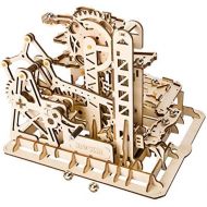 ROKR Marble Run 3D Wooden Puzzle Roller Coaster Mechanical Model Self Craft Deco Education Gift