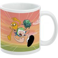 GRAPHICS & MORE Adventure Time Finn and Jake Attack Friends Ceramic Coffee Mug, Novelty Gift Mugs for Coffee, Tea and Hot Drinks, 11oz, White