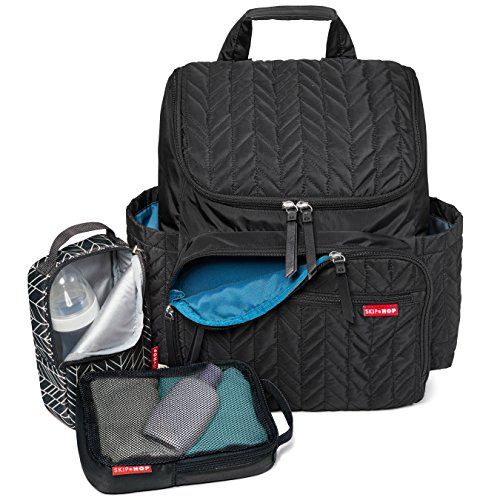 스킵 [아마존베스트]Skip Hop Forma Diaper Bag Backpack, Soft Multi-Function Baby Travel Bag with Changing Pad & Packing Cubes