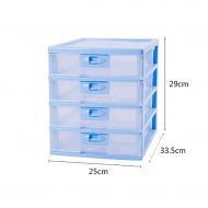 QSJY File Cabinets Document Storage Cabinet, Desktop Extension Drawer Lockable Office Organizer (Plastic) (Size : 3)
