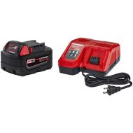 Milwaukee 48-59-1850 M18 18-Volt Lithium-Ion XC Starter Kit with (1) 5.0Ah Battery and Charger