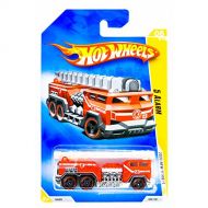 Hot Wheels 2009 New Models 5 Alarm Red Fire Truck Engine with Ladder