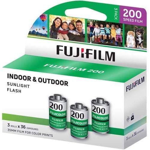후지필름 [아마존베스트]Fujifilm Fujicolor 200 Color Negative Film ISO 200, 35mm Size, 36 Exposure, CA-36 3 pack