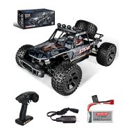 BEZGAR HB101 1:10 Scale Beginner RC Truck, 4WD High Speed 48km/h All Terrains RC Car Off Road Waterproof RC Buggy Toys for Boys Kids and Adults