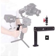 DF DIGITALFOTO Vision Hold Plate Grip Extension Rods Bar Monitor Mount Accessories Compatible with Ronin S/SC,RSC2/RS2,DJI RS2, Gimbal Setup Mounting Microphone