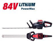 Worth Powerful 84-Volt Cordless Hedge Trimmer 2.0AH Lithium Battery 24-in Dual Action Blade 3/4-IN Cutting Capacity  L705A00
