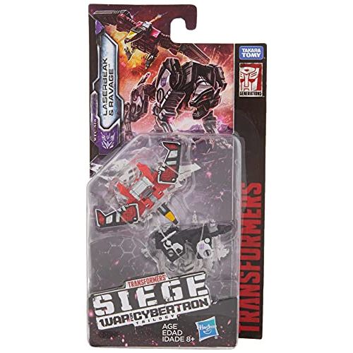 트랜스포머 Transformers Toys Generations War for Cybertron: Siege Micromaster Wfc-S18 Soundwave Spy Patrol 2 Pack Action Figure - Adults & Kids Ages 8 & Up, 1.5