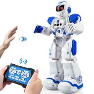 [아마존베스트]Onadrive Remote Control Robot for Kids RC Intelligent Programmable Robot Smart Robot Toys with Dancing, Singing, Led Eyes, Gesture Sensing Robot Kit, Best Gifts for Children (Blue)