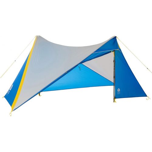 시에라디자인 Sierra Designs High Route Tarp 2P, Two-Person Ultralight Backpacking Tarp, Minimalist Trekking Pole Design Shelter