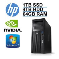 Amazon Renewed HP Z420 Workstation - 8 Core E5 2670 up to 3.3GHz CPU (20 MB Cache) - 64GB RAM- 1TB SSD + 4TB HD with 3 YR WNTY- USB 3.0 (Renewed).