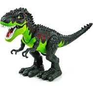 Toysery Tyrannosaurus T-Rex Walking Dinosaur with Lights and Realistic Sounds, Dinosaur Toy for Kids,Color May Vary.(Colors May Vary)
