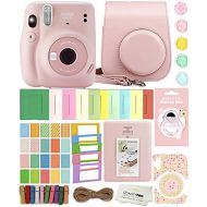 Fujifilm Instax Mini 11 Instant Camera with Case, Album and More Accessory Kit (Blush Pink)