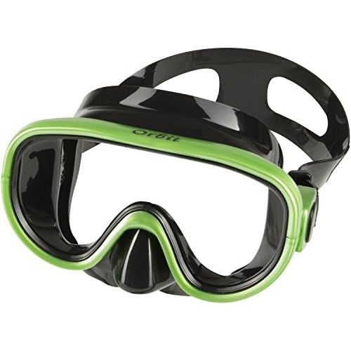 IST Orbit Snorkeling Gear Set: Tempered Glass Mask, Dry Top Snorkel & Trek Fins for Compact Travel