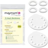 Replacement Parts for Medela Harmony Manual Pump; 4 O-Rings, 2 Membranes by Maymom