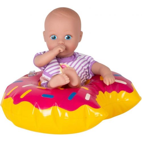 아도라 베이비 Adora Water Baby Doll, SplashTime Baby Tot Sprinkle Donut 8.5 inch Doll for Bathtub/Shower/Swimming Pool Time Play, Multi-color