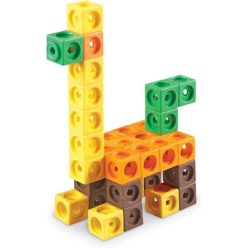  [아마존베스트]Learning Resources MathLink Cubes, Homeschool, Educational Counting Toy, Math Blocks, Linking Cubes, Early Math Skills, Math Cubes Manipulatives, Set of 100 Cubes, Easter Gifts for