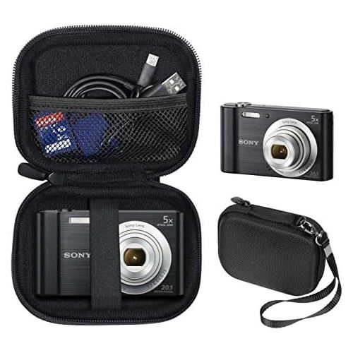  WGear Digital Camera Case for Canon PowerShot ELPH180, ELPH 190, ELPH 350 HS, ELPH 310 HS, ELPH 360; Sony W800/S, DSCW830; AbergBest 21 Mega Pixels; Kodak FZ43, FZ53-BL; Lecran