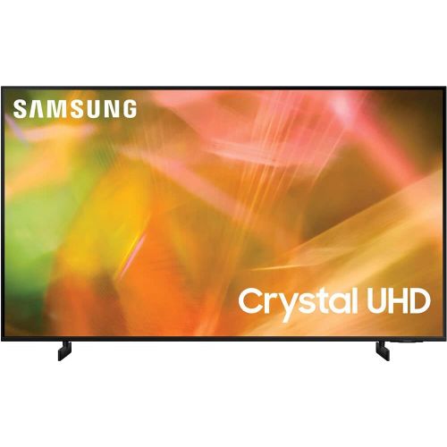 삼성 Samsung UN43AU8000FXZA 43 Inch 4K Crystal UHD Smart LED TV 2021 Bundle with Premium 1 YR CPS Enhanced Protection Pack