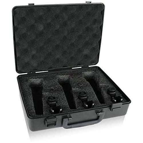  [아마존베스트]Behringer Ultravoice XM1800S Dynamic Cardioid Vocal and Instrument Microphones, Set of 3,Black