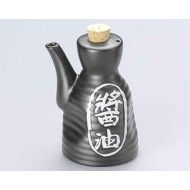 Watou.asia Mat Rokube Shoyu 2.9inch Soy Sauce Dispenser Black porcelain Made in Japan