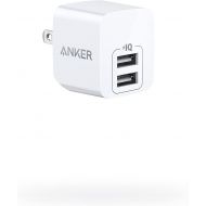 Anker USB Charger, Anker PowerPort Mini Dual Port Phone Charger, Super Compact USB Wall Charger 2.4A Output & Foldable Plug for iPhone 11/11 Pro/Max/8/7/X, iPad Pro/Air 2/Mini 4, S