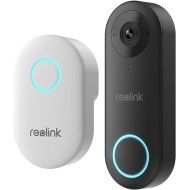 REOLINK Doorbell WiFi Camera - Wired 5MP Outdoor Video Doorbell, 5G WiFi Security Camera System, Smart Detection Local Storage No Subscription, Front Door Camera Home Security, Customized Chime V2