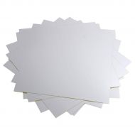 Anddoa 9Pcs 15×15cm Mirror Sheets Square Non Glass Mirrors Tiles Self Adhesive Mirror Wall Sticker