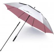 G4Free Vented UV Golf/Beach Umbrella 68 Arc, Auto Open Oversize Extra Large Windproof Sun Shade Rain Umbrellas