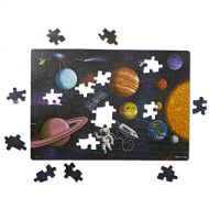 Melissa & Doug Natural Play Cardboard Jigsaw Floor Puzzle: Outer Space (100 Pieces)