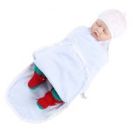 EsTong Baby Newborn SleepSack 100% Cotton Nest Soft Wrap Baby Swaddle Wearable Blanket Blue