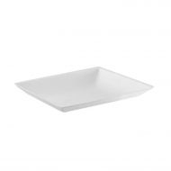 Bio n Chic White Square Small Sugarcane Plate (Case of 100), PacknWood - Small White Paper Plates (4.3 x 4.3) 210BCHIC1111