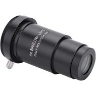 Acouto Multi-coated 1.25 5X Barlow Lens M42 Thread for 31.7mm Telescopes Eyepiece