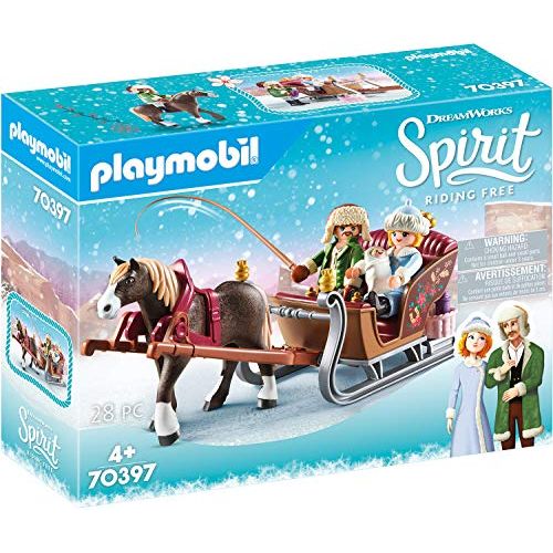 플레이모빌 Playmobil Spirit Riding Free Winter Sleigh Ride