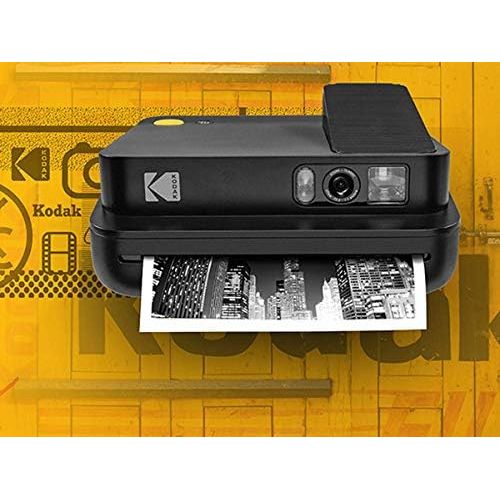  [아마존베스트]KODAK Smile Classic Digital Instant Camera for 3.5 x 4.25 Zink Photo Paper - Bluetooth, 16MP Pictures (Green)