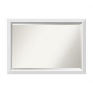 Amanti Art 3941636 Bathroom Mirror Extra Large-40 x 28 Blanco White