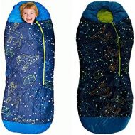 [아마존베스트]AceCamp Glow in The Dark Mummy Sleeping Bag for Kids and Youth, Temperature Rating 30°F/-1°C, Water-Resistant for Camping, Hiking, and Slumber Party