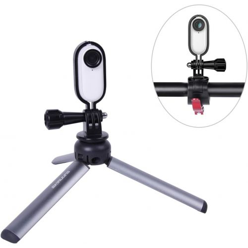  Anbee Metal Accessory Mount Frame Camera Holder with 1/4 Thread Adapter for Insta360 Go 2 Action Camera
