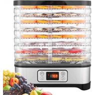 [아마존베스트]Voluker Dehydrator with Temperature Controller, Food Dehydrator, Meat Fruit, Vegetable Drier, Dehydrator, BPA-Free, 8 Tiers/400W