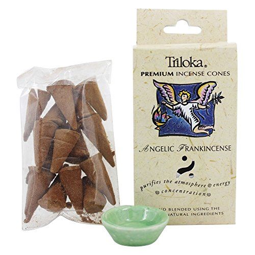  인센스스틱 Triloka, Incense Cones Angelic Frankincense, 1 Count
