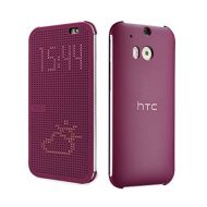 HTC Dot View Case for HTC One M8 - Magenta / Pink - OEM - Retail Packaging