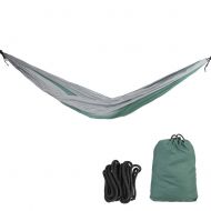VGEBY1 Hammock, Nylon Sleeping Hanging Bed for Camping Picnic Outdoor Hanging Rope Swing Set
