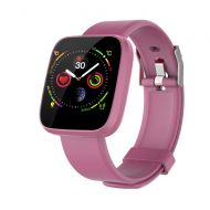 FOHKJMML T8 1.3TFT Color Screen Heart Rate Smart Wrist Band Bracelet Alipay Fitness Tracker Multilanguage 2.0 Sport Watch (Color : Pink, Size : -)