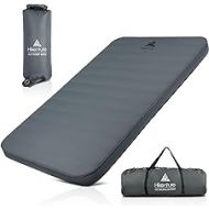 Hikenture 4 INCH Thick Self Inflating Sleeping Pad with 9.5 R Value, Comfort Plus Camping Mattress with Pump Sack, Inflatable Foam Insulated Camping Pad, Portable Camping Mat for 4