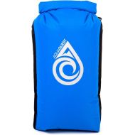 Aqua Quest Sea View Dry Bags - 5, 10, 20, 30L or 4pc Set Waterproof Drybags - Clear Window, Lightweight, Roll Top - Blue