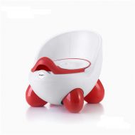 GrowthPic YICIX Baby Potty Training Toilet Boy Girls Egg-Shaped Cartoon Comfortable Backrest Toilet Seat Wc Portable Urinal for Children,Red