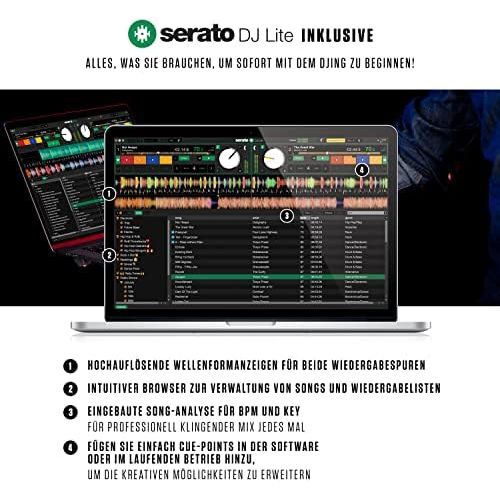  [아마존베스트]Numark DJ Complete Set - Mixtrack Pro FX 2 Deck DJ Controller for Serato + HF125 Professional Headphones