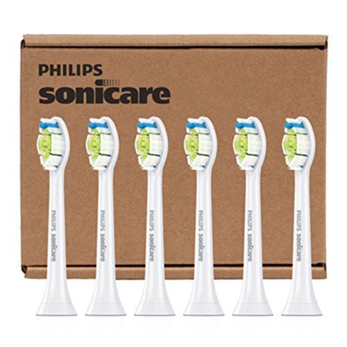 필립스 Philips Sonicare DiamondClean Standard Brush Heads 6-Pack (White) HX6066/30