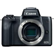 Canon EOS M50 Mirrorless Digital 4K Vlogging Camera with Dual Pixel CMOS Autofocus, DIGIC 8 Image Processor, Built-in Wi-Fi, NFC and Bluetooth technology, Body, Black
